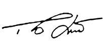 A cursive signature written in black ink on a white background. AI generated content