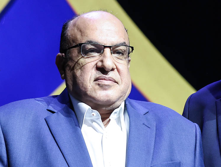 Three people are holding an award. AI generated content