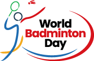 A logo for World Badminton Day. AI generated content