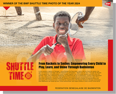 A young boy is holding a tennis racket and smiling. AI generated content