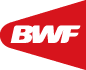 A red and white logo for BWF. AI generated content